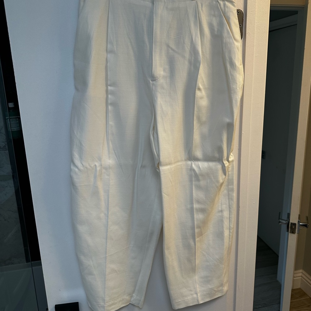 Zara White Trousers NWT